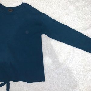 Teal halogen sweater